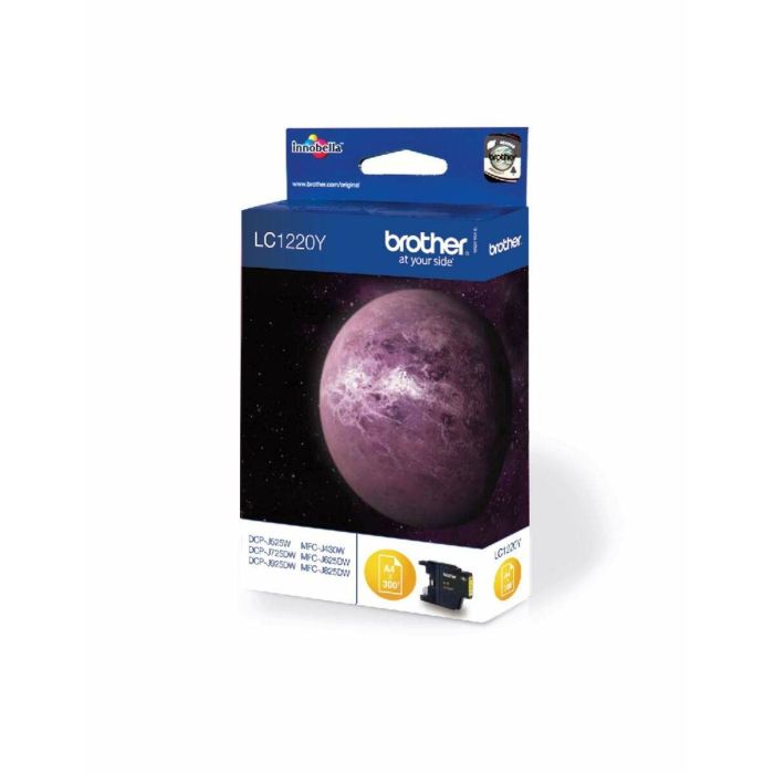 Cartouche d'encre originale Brother LC-1220YBP Jaune 0 Cartouche d'encre originale Brother LC-1220YBP Jaune 0