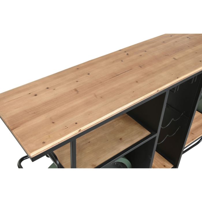 Range Bouteilles Home ESPRIT Marron Noir Vert foncé 188 X 59 X 99 CM 7