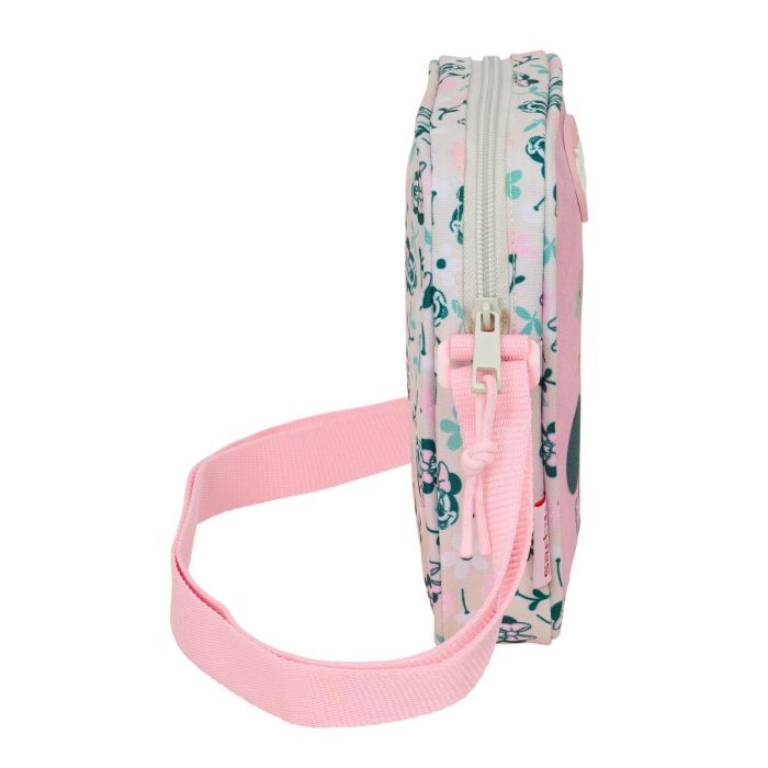 Sac à Bandoulière Minnie Mouse Minty Rose 16 x 18 x 4 cm 1