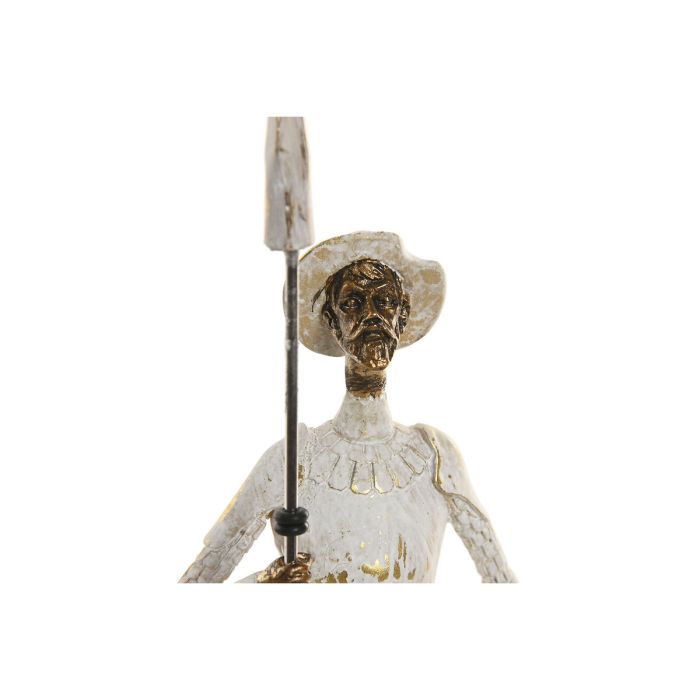 Figurine Décorative Home ESPRIT Blanc Doré 9 x 8 x 25 cm 2 Figurine Décorative Home ESPRIT Blanc Doré 9 x 8 x 25 cm 2