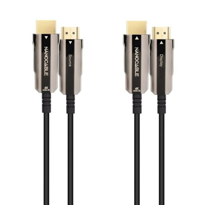 Câble HDMI NANOCABLE 10.15.2060 60 m Noir 4K Ultra HD 18 Gbps 1