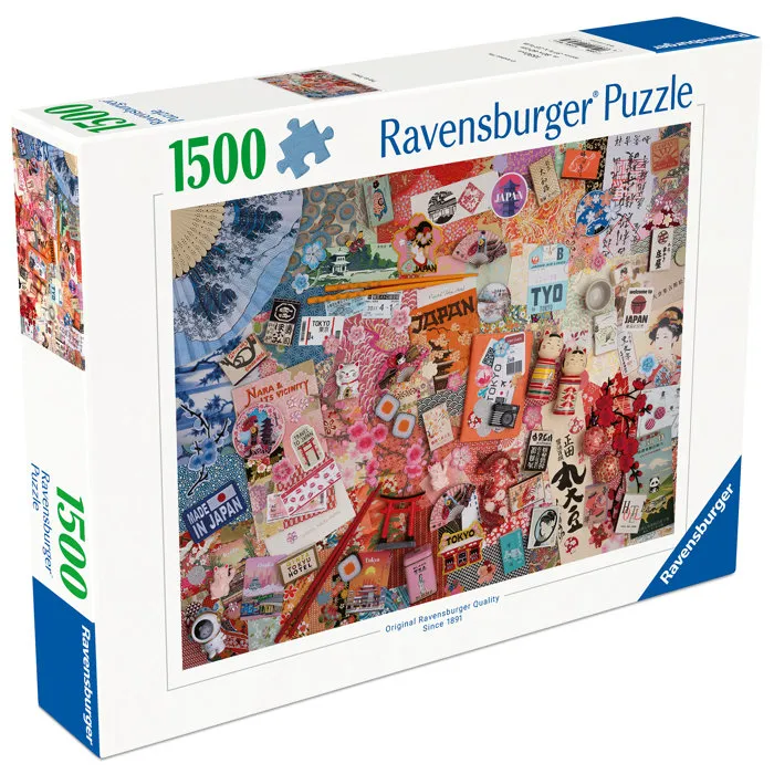 Ravensburger 12001703 - Puzzle Adulte 1500 Pièces, Voyage à Tokyo, à Partir de 14 Ans - Qualité Supérieure Ravensburger 12001703 - Puzzle Adulte 1500 Pièces, Voyage à Tokyo, à Partir de 14 Ans - Qualité Supérieure