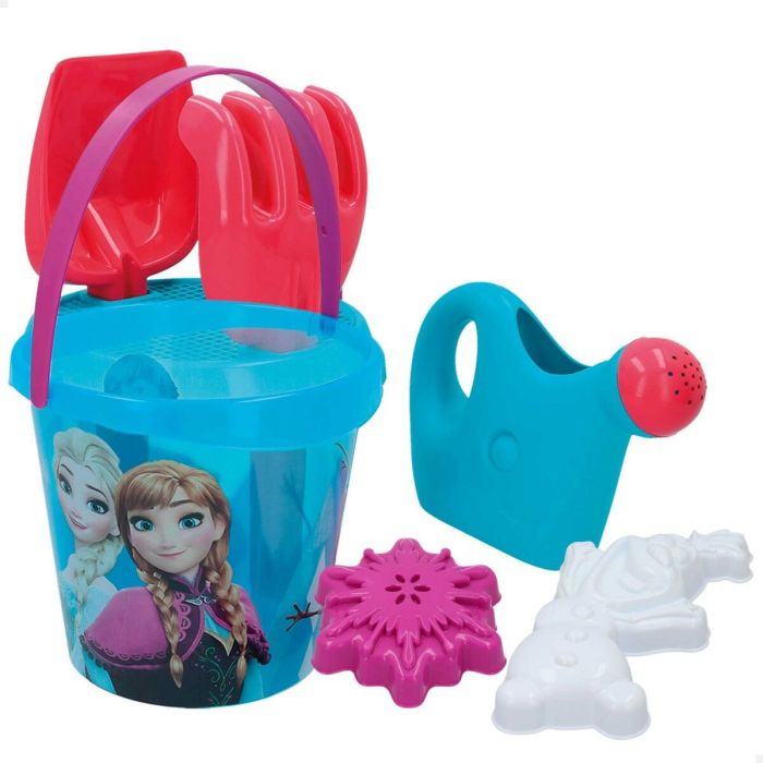 Set de jouets de plage Frozen Ø 18 cm (16 Unités) 4