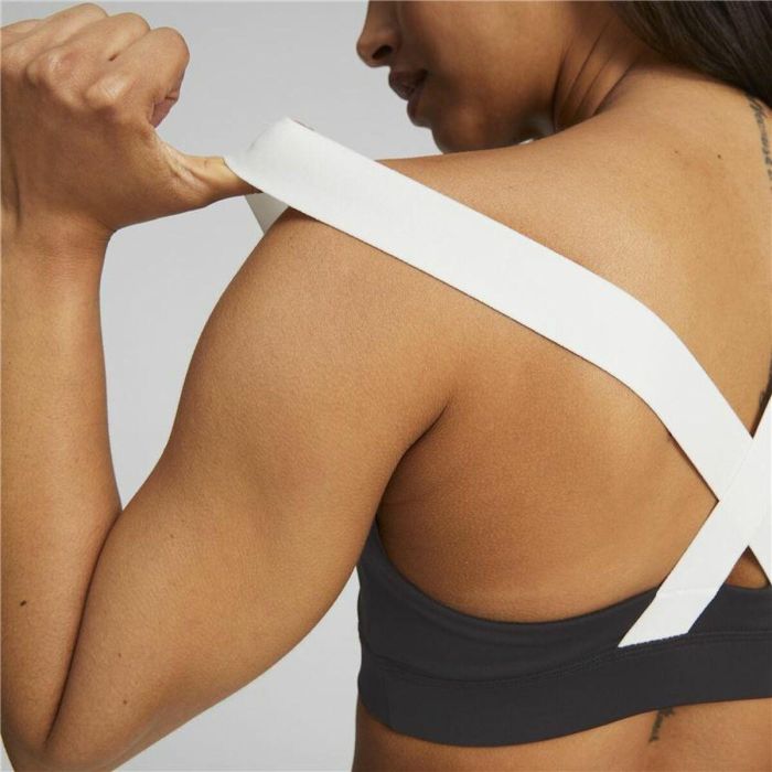 Soutien-gorge de Sport Puma Noir Blanc Multicouleur 1