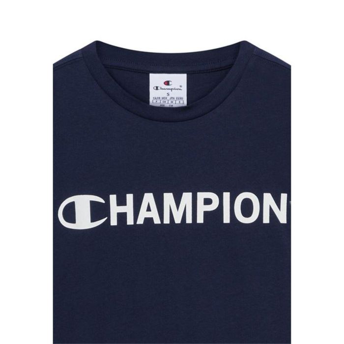 T shirt à manches courtes Enfant Champion Graphic Shop Blue marine L 1