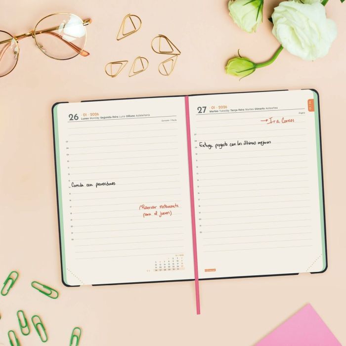 Agenda Finocam FLEXI JOY Bloom 11,8 x 16,8 cm 2026 5