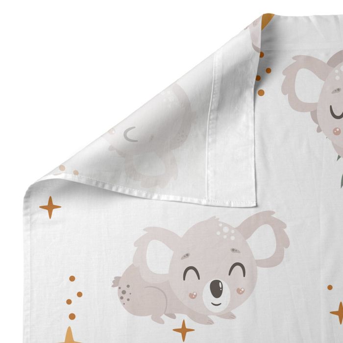 Jeu de draps HappyFriday Moshi Moshi Baby koala Multicouleur Lit 1 persone 2 Pièces 2