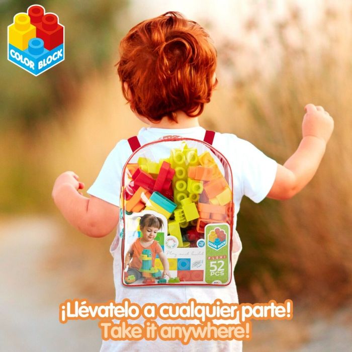 Set de construction Color Block 52 Pièces (4 Unités) 1