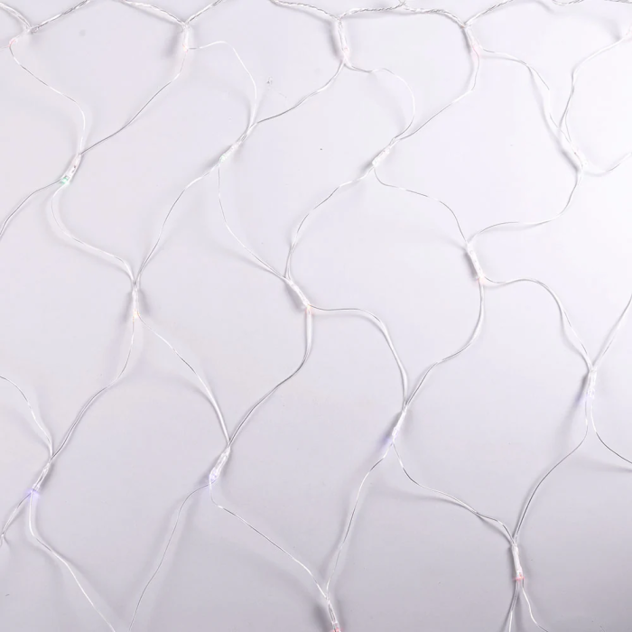 Malla LED Extérieure 2x3M, pour décoration de maison et terrasse, fonctionne à piles 10 Malla LED Extérieure 2x3M, pour décoration de maison et terrasse, fonctionne à piles 10