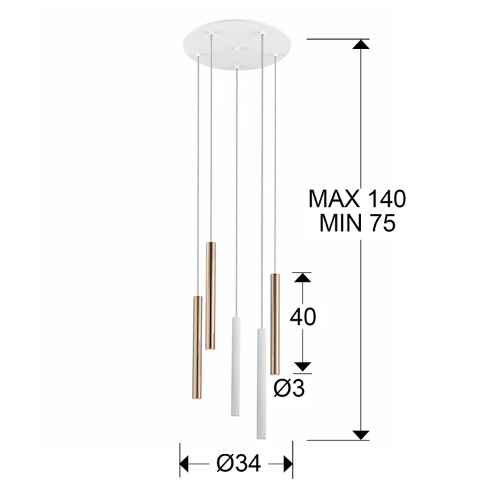 SCHEFIR Lampe Suspendue Varas SCH-373101 Acier/Acrylique LED 25W 2250Lm Dimmable 3000K 1 SCHEFIR Lampe Suspendue Varas SCH-373101 Acier/Acrylique LED 25W 2250Lm Dimmable 3000K 1