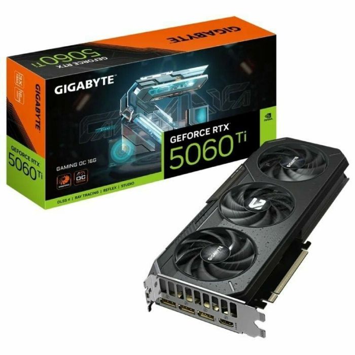 Carte Graphique Gigabyte GV-N506TGAMING OC-16GD 16 GB geforce rtx 5060 ti GDDR6 GDDR7