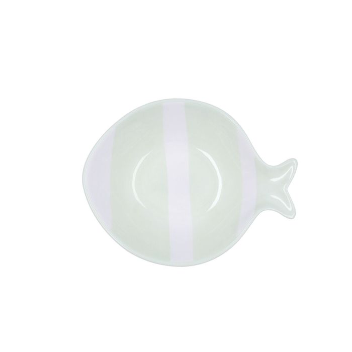 Bol Quid Kaleido Vert Céramique Poisson 15 x 13 x 4 cm (4 Unités) 1