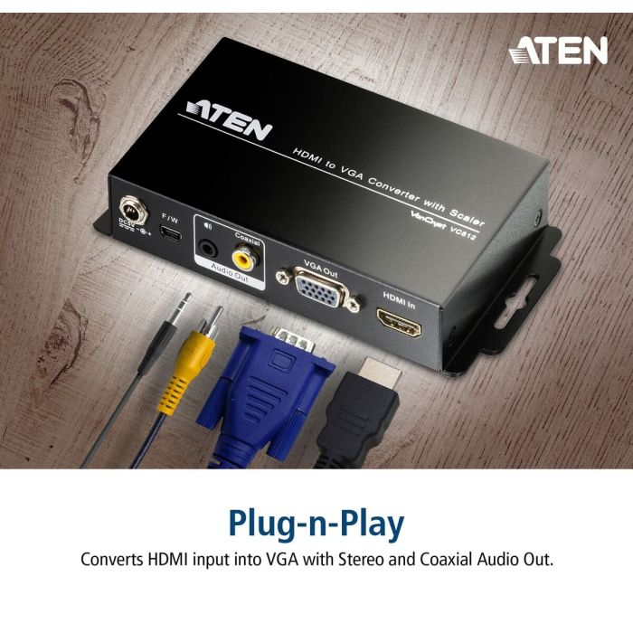 Adaptateur Aten VC812-AT-G 4 Adaptateur Aten VC812-AT-G 4