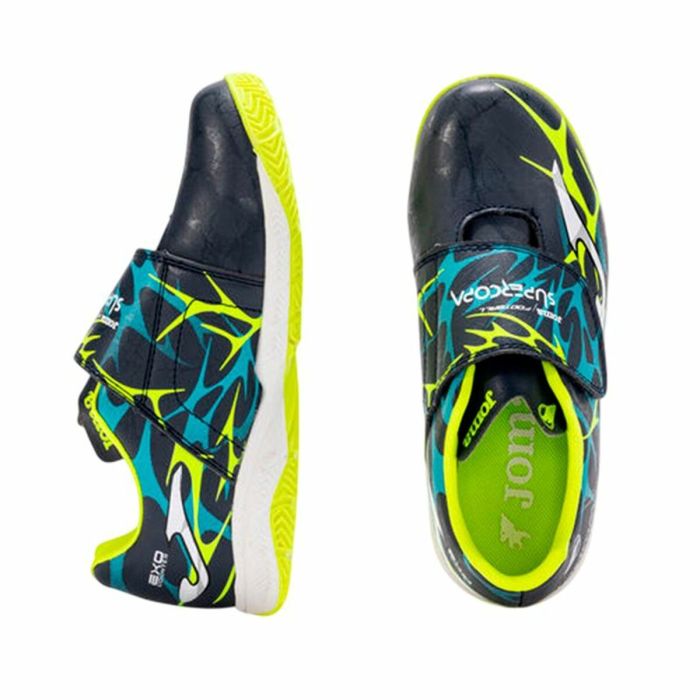 Chaussures de Futsal pour Enfants Joma Sport Sala Max Jr 2503 Bleu foncé 2 Chaussures de Futsal pour Enfants Joma Sport Sala Max Jr 2503 Bleu foncé 2