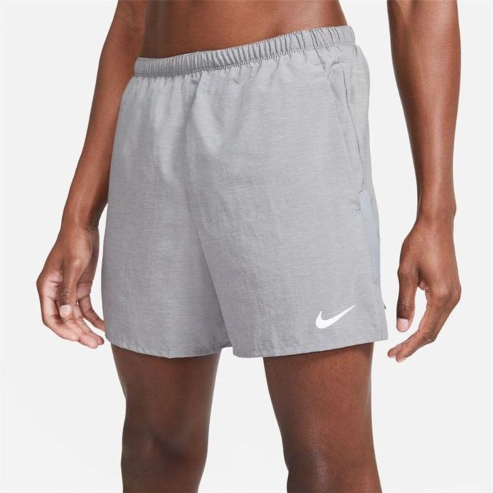 Short de Sport Nike Challenger M Gris Homme 8