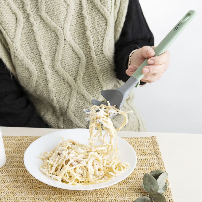 Cuillère de service pour les pâtes Quid Ozon Vert Plastique 32 cm (12 Unités) 1 Cuillère de service pour les pâtes Quid Ozon Vert Plastique 32 cm (12 Unités) 1