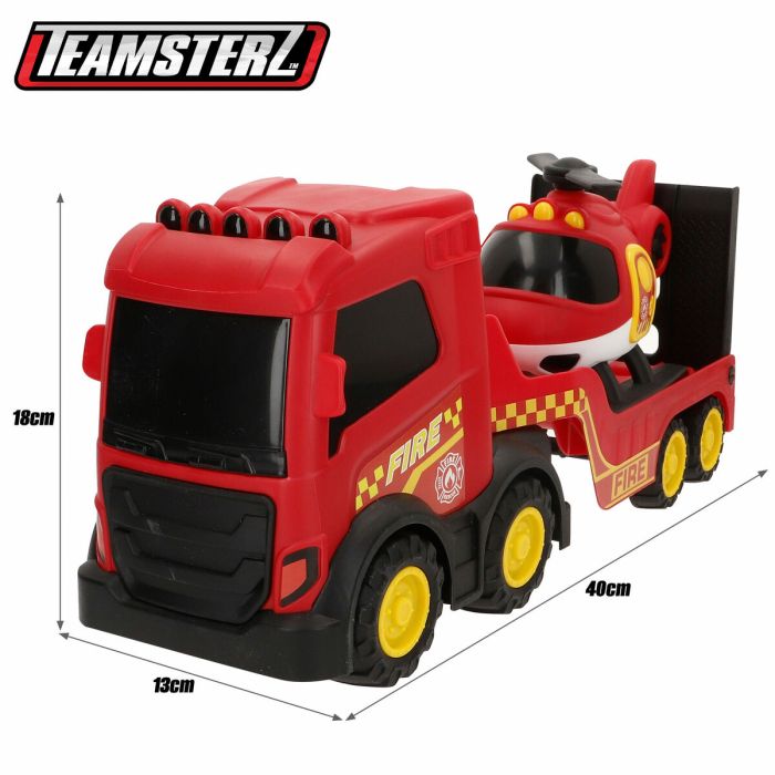 Camion de Pompiers Teamsterz 49 X 18 X 13 CM (4 Unités) 3