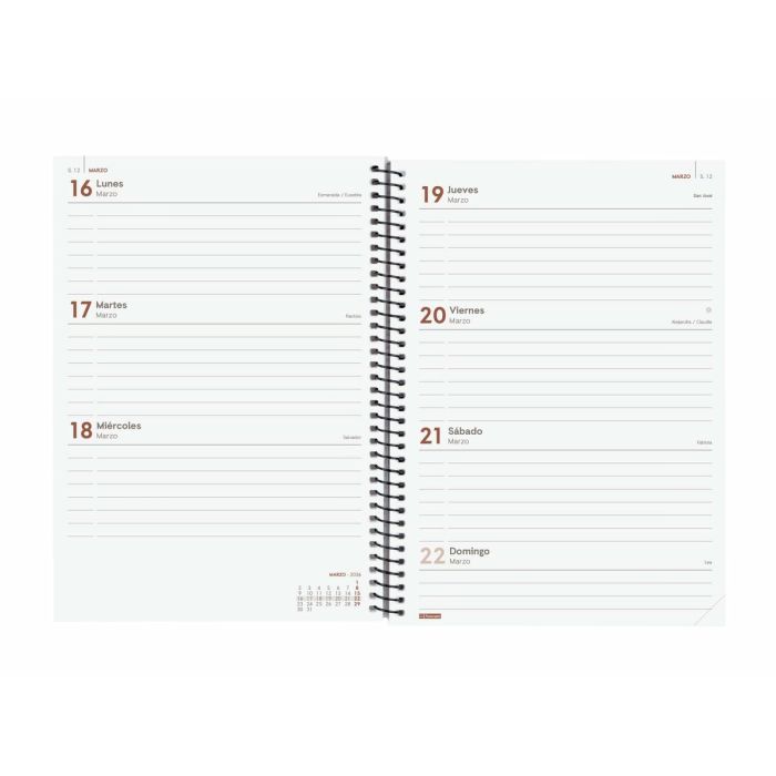 Agenda Finocam YEAR Noir A5 15,5 x 21,2 cm 2026 1