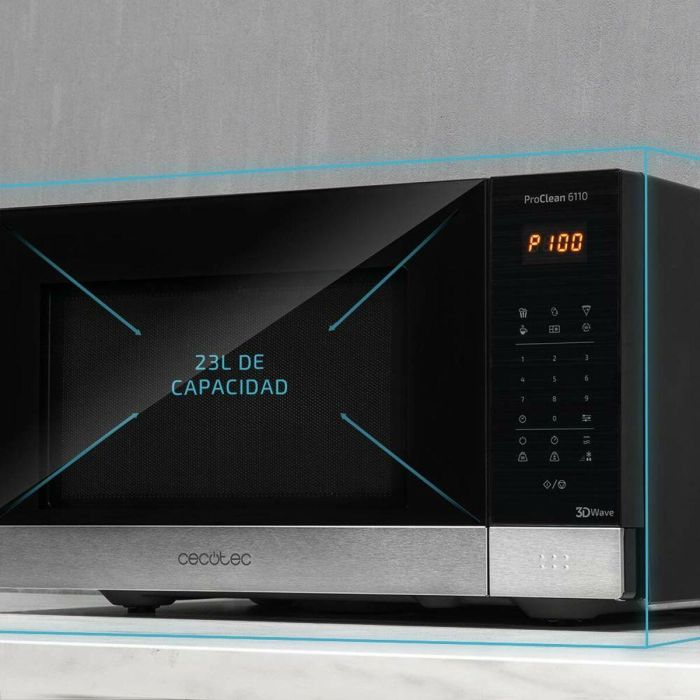 Micro-ondes avec Gril Cecotec ProClean 6110 23 L 800W 23 L 1