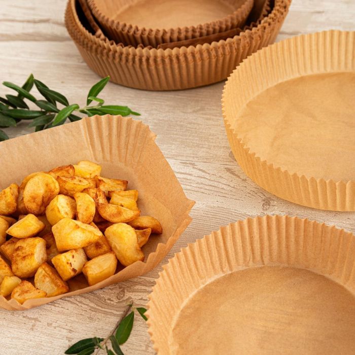 50 Cestas Desechables Papel Redondas Naturalia Quid 16x4,5 cm 3 50 Cestas Desechables Papel Redondas Naturalia Quid 16x4,5 cm 3