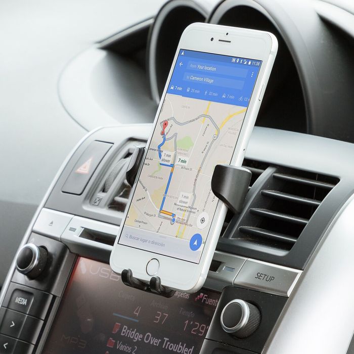 Support Gravitationnel de Téléphones Portables pour Voiture Gravder InnovaGoods 5 Support Gravitationnel de Téléphones Portables pour Voiture Gravder InnovaGoods 5