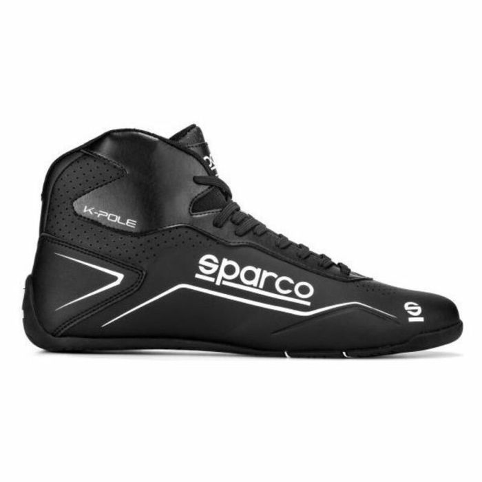 Sparco Kart Chaussures K-Pole 2020 S00126935NRNR Taille 35 Noir Enfant Cuir Microfibre Perforé