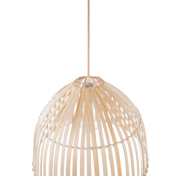 Lampe Suspendue Jacarei Rotin Naturel Douceur Boho-Chic E27 SKD-P80051 5