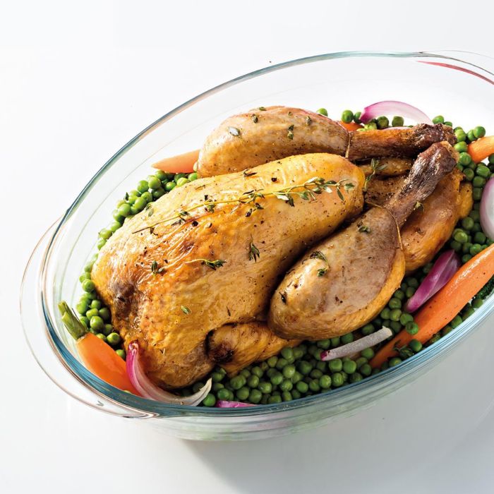 Fuente Oval Horno Boro Ocuisine Vidrio Ô Cuisine 30x21x7 cm 1