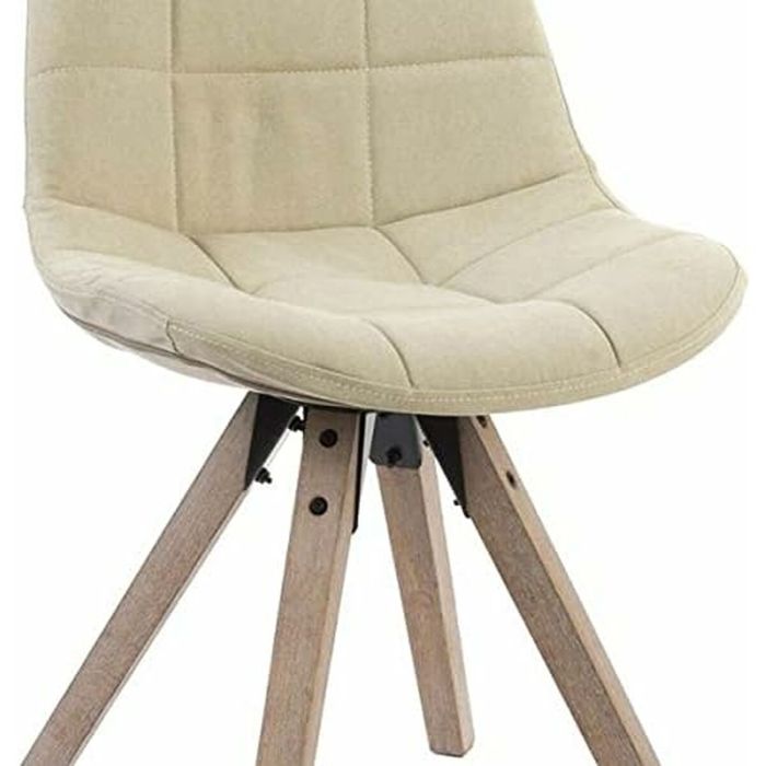 Chaise de Salle à Manger DKD Home Decor Beige Multicouleur 47 x 55 x 85 cm 1