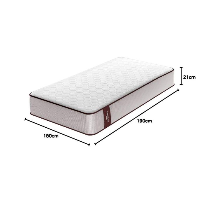 Matelas viscoélastique Cecotec Flow PureVital 1900 150x190 cm mi-ferme 21 cm hauteur 5
