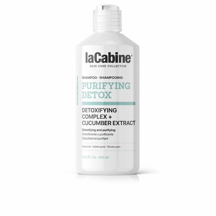 La Cabine Shampoing Purifiant Détox Cheveux Gras 450 ml