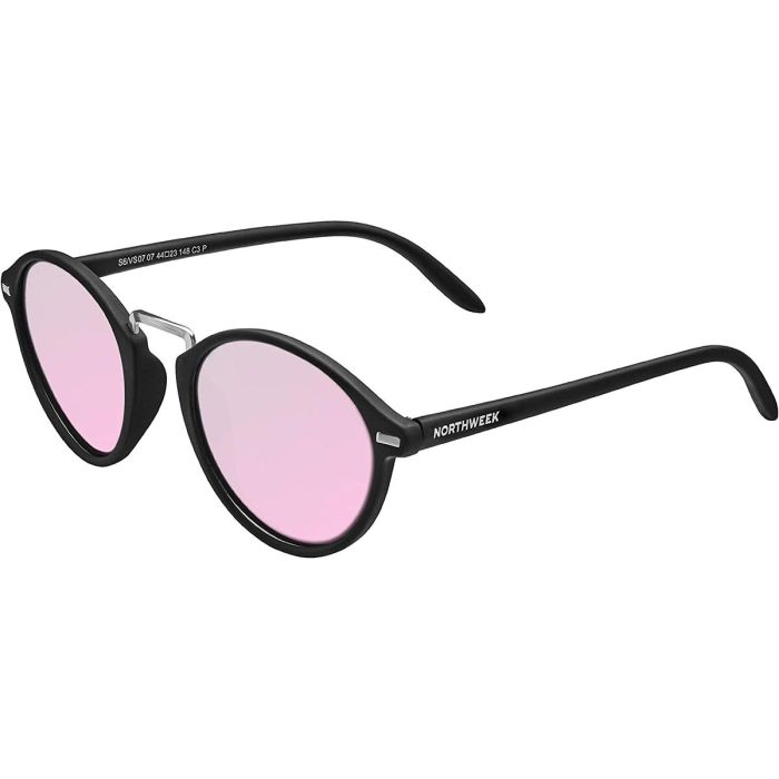 Lunettes de soleil Unisexe Northweek Vesca Pipe Noir Rose (Ø 47 mm) 1