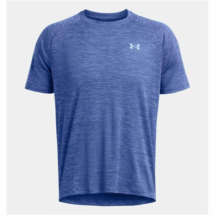 T-shirt à manches courtes homme Under Armour Tech Textured Ss Bleu foncé XL 4