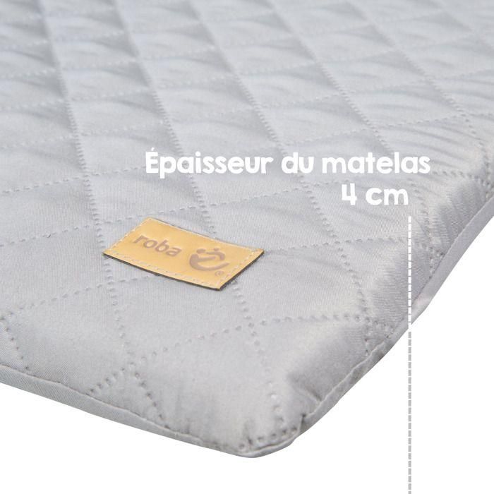Matelas a langer - ROBA - Visage d'ours Sammy - 85 x 75 cm - Gris 5 Matelas a langer - ROBA - Visage d'ours Sammy - 85 x 75 cm - Gris 5
