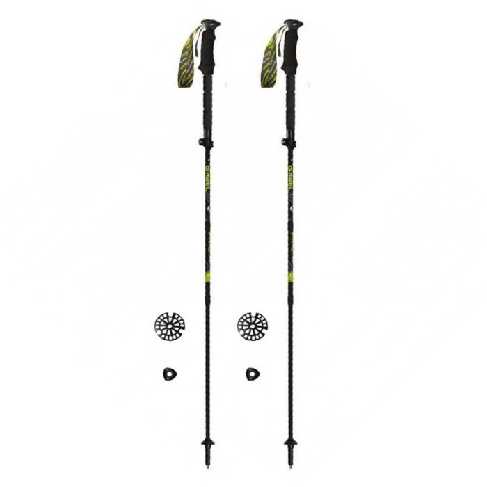 Bâton Trekking Gabel Fr-5 Fl Lite Xts Noir 125 cm (2 Unités)