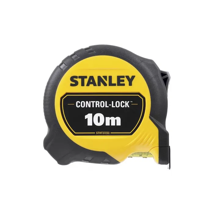 Stanley Mètre Ruban Magnétique CONTROL-LOCK STHT37233-0, 10 m x 25 mm, Double Marquage, Crochet Aimanté Détachable, Classe II, Léger et Compact, Boîtier Bimatériau Stanley Mètre Ruban Magnétique CONTROL-LOCK STHT37233-0, 10 m x 25 mm, Double Marquage, Crochet Aimanté Détachable, Classe II, Léger et Compact, Boîtier Bimatériau
