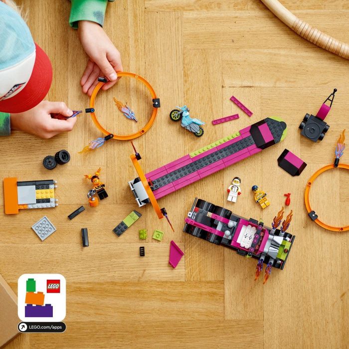 LEGO City Stunttruck m. Feuerreifen-Chal 4