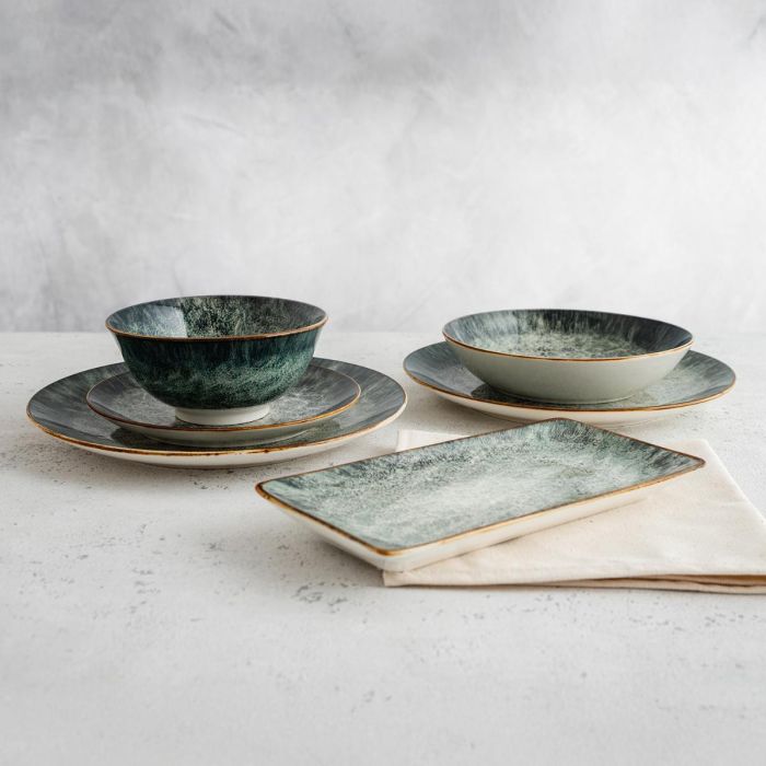 Bandeja Porcelana Stela Bidasoa 25x12 cm (6 Unidades) 2 Bandeja Porcelana Stela Bidasoa 25x12 cm (6 Unidades) 2