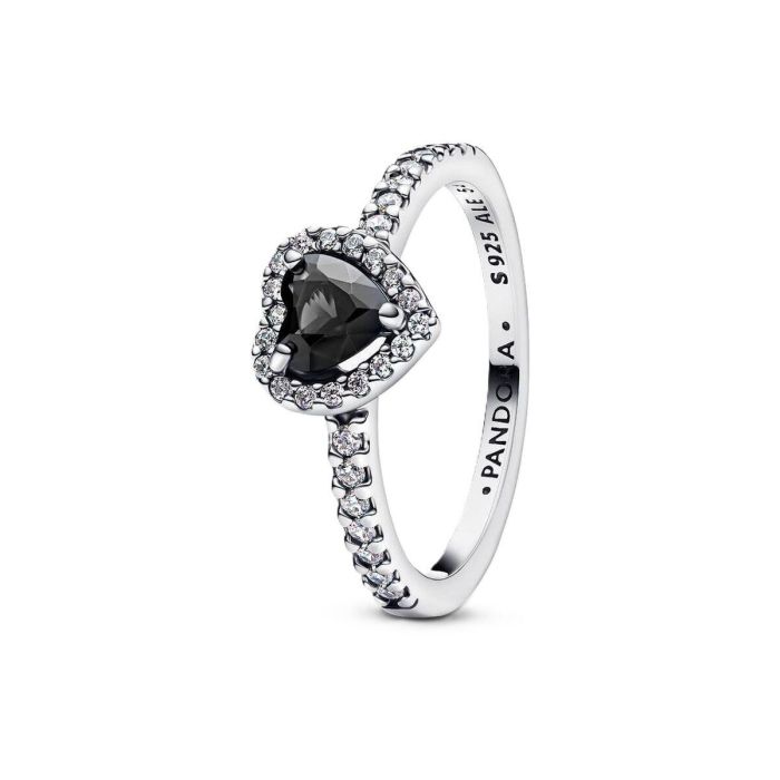 Bague Femme Pandora 198421C04-54 Argenté Noir