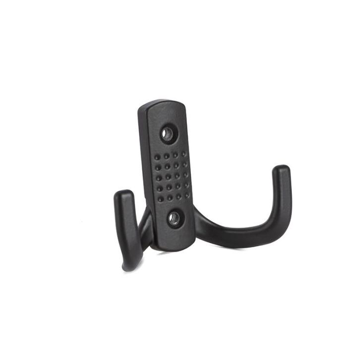 Dobra Percha Colgador Doble Brazo. Elegir Acabado. Acabado Negro Mate Herrajes Alk 2