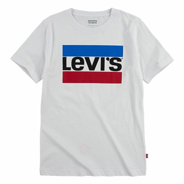 T shirt à manches courtes Enfant Levi's 9E8568-001 Blanc