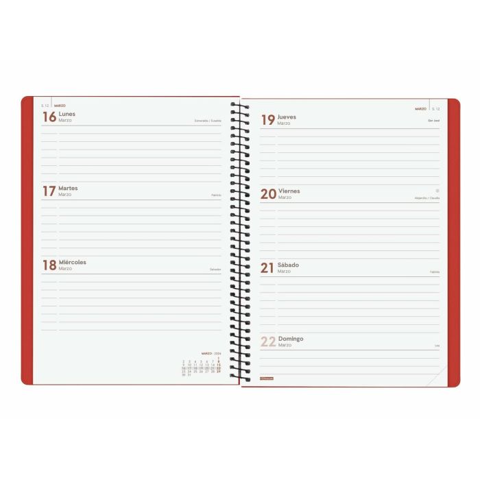 Agenda Finocam MY Rouge A5 15,5 x 21,2 cm 2026 3