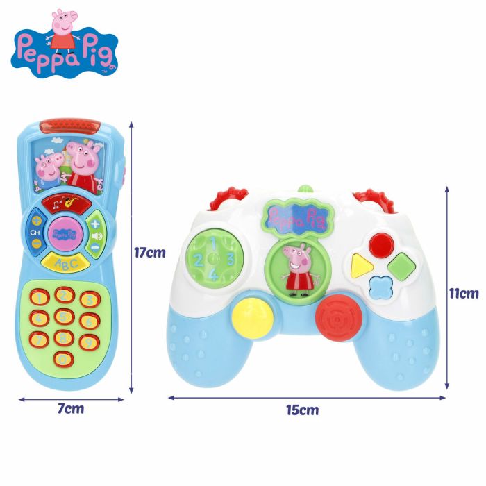 Téléphone d'Apprentissage Peppa Pig 15 x 11 x 5 cm (4 Unités) 3