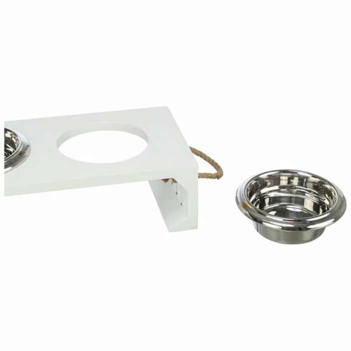 Mangeoire pour chiens Trixie Blanc 3