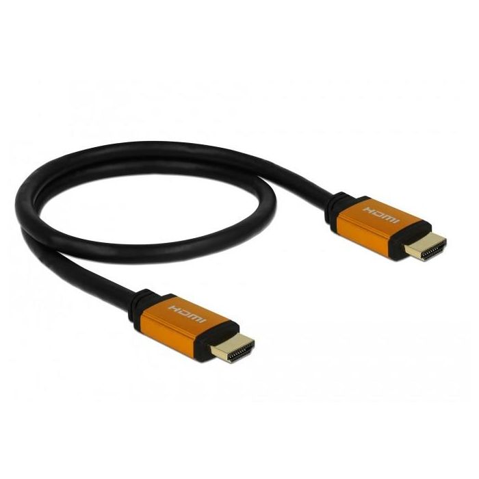 DELOCK Ultra High Speed HDMI Kabel 48 Gbps 8K 60Hz 0.5m