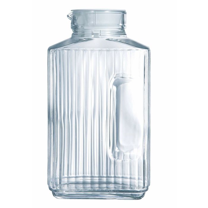 Bouteille en Verre Luminarc Quadro Transparent verre 2 L 1 Bouteille en Verre Luminarc Quadro Transparent verre 2 L 1