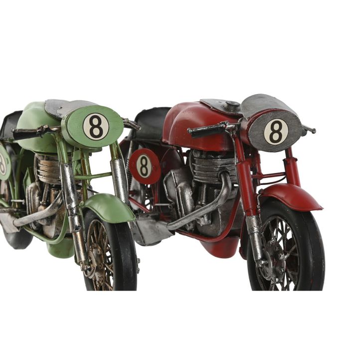 Figurine Décorative Home ESPRIT Rouge Vert Vintage 32 x 11 x 15 cm (2 Unités) 2 Figurine Décorative Home ESPRIT Rouge Vert Vintage 32 x 11 x 15 cm (2 Unités) 2