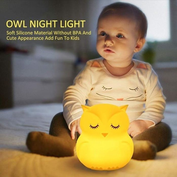 Lampe pour enfant avec haut-parleur Bluetooth Muvit Owl 1