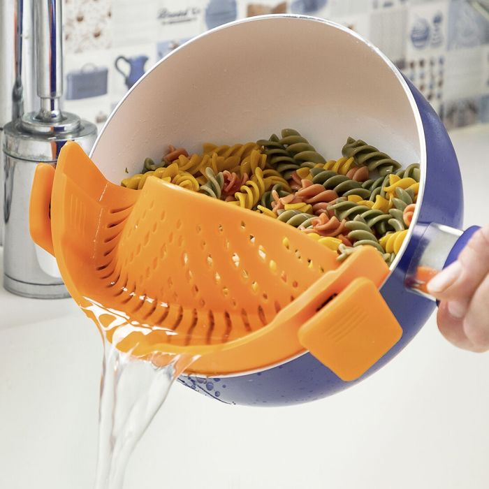 Égouttoir en Silicone Pastrainer InnovaGoods 0 Égouttoir en Silicone Pastrainer InnovaGoods 0