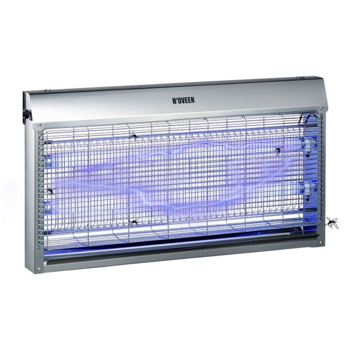 Lampe Anti-Moustiques N'oveen IKN1080 Argenté Acier 1
